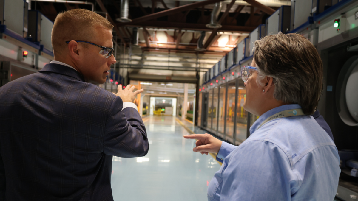 NRC Commissioner Caputo tours Urenco USA